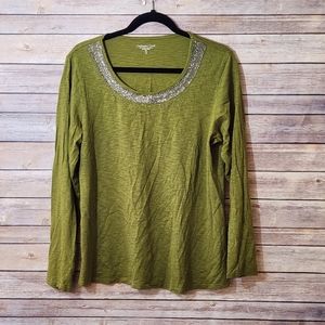NWOT Pretty Green Top